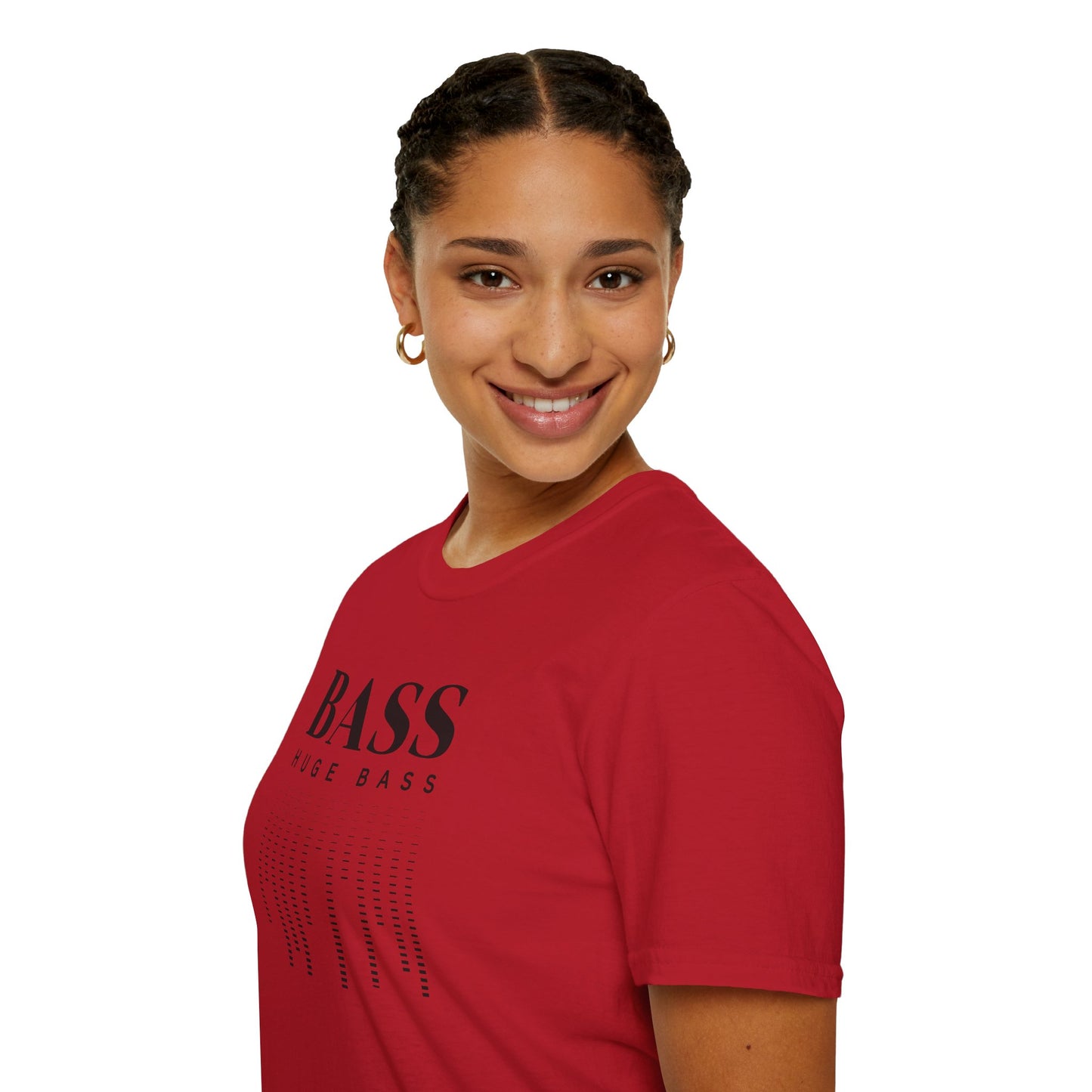 BASS HUGE BASS Unisex Softstyle 100% Cotton T-Shirt