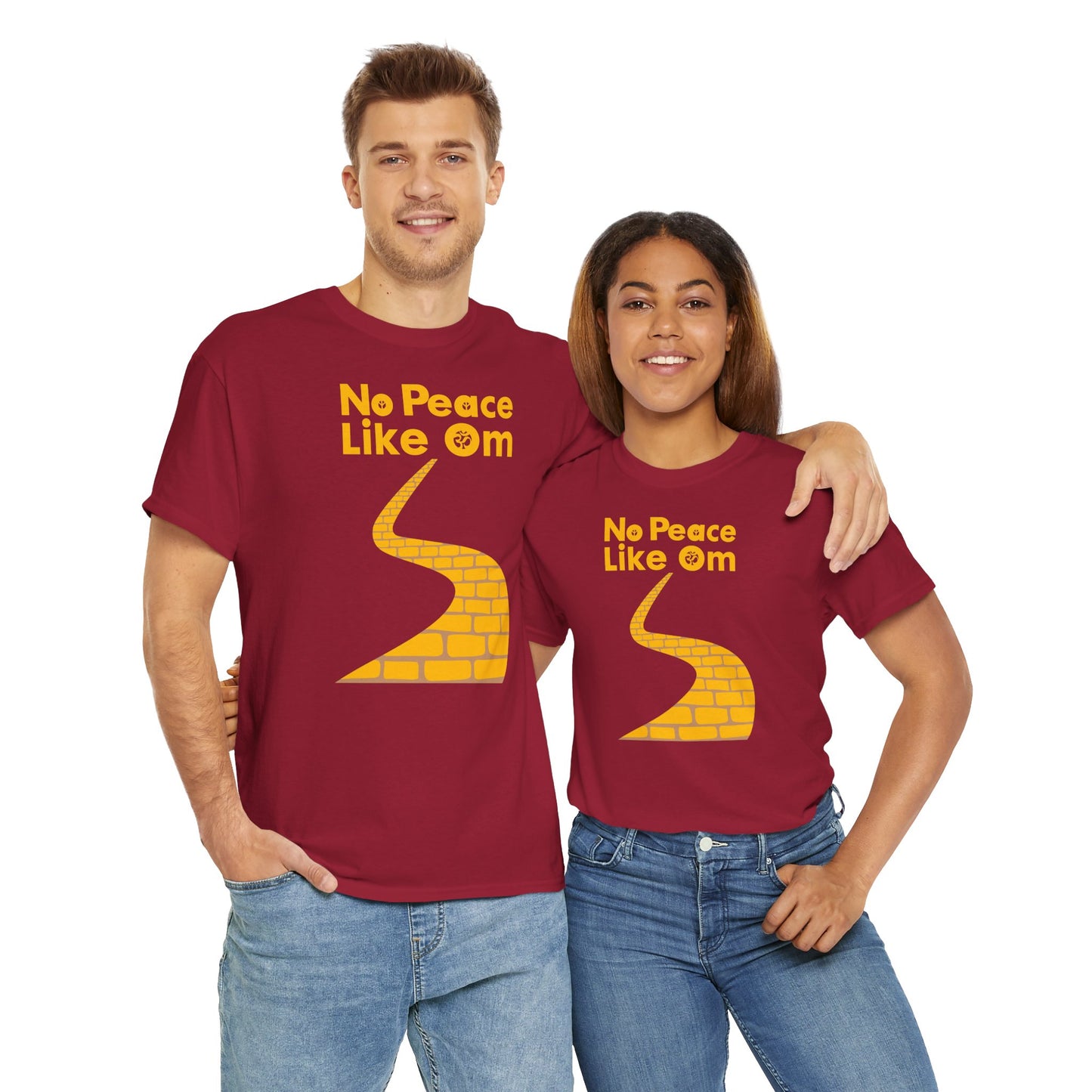 No Peace Like Om Unisex Heavy Cotton Tee