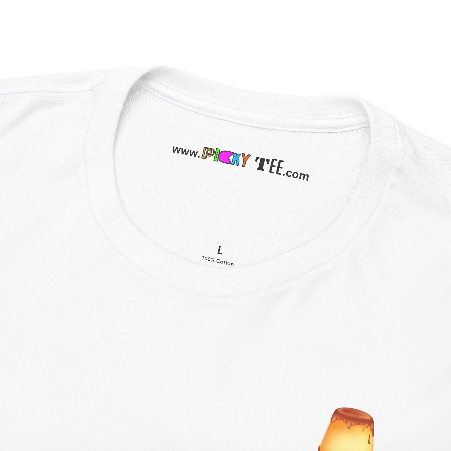 I LOVE IT WHEN A - FLAN COMES TOGETHER Unisex Heavy Cotton Tee