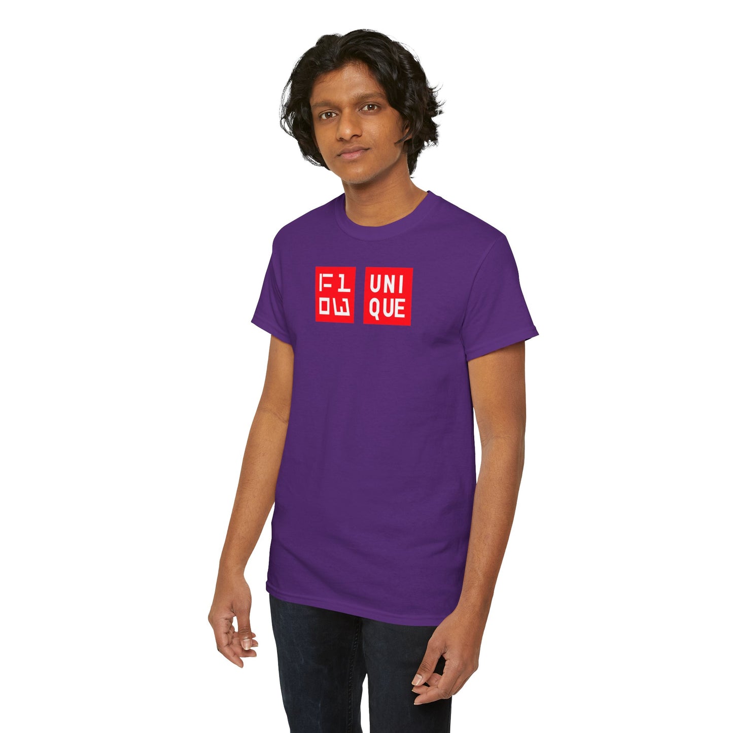 FLOW UNIQUE Unisex Heavy Cotton Tee