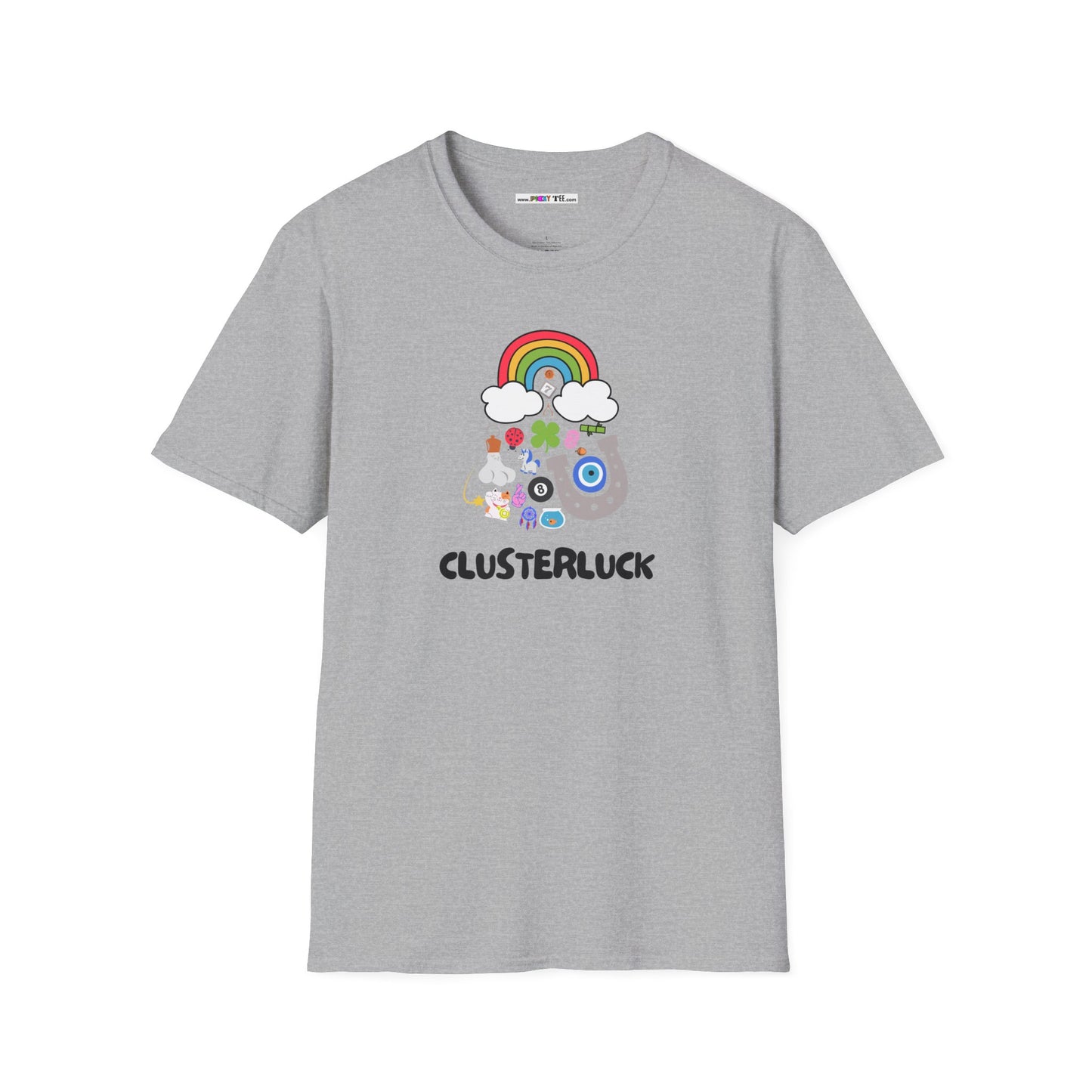 CLUSTERLUCK Unisex Softstyle 100% Cotton T-Shirt