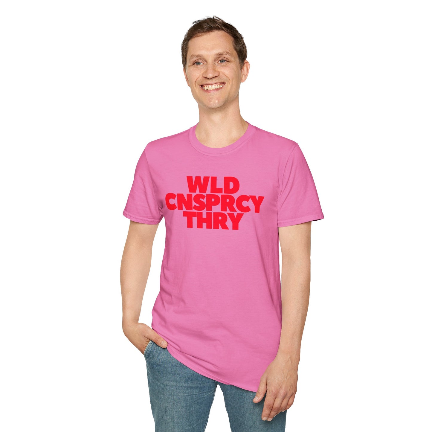 WLD CNSPRCY THRY Unisex Softstyle 100% Cotton T-Shirt