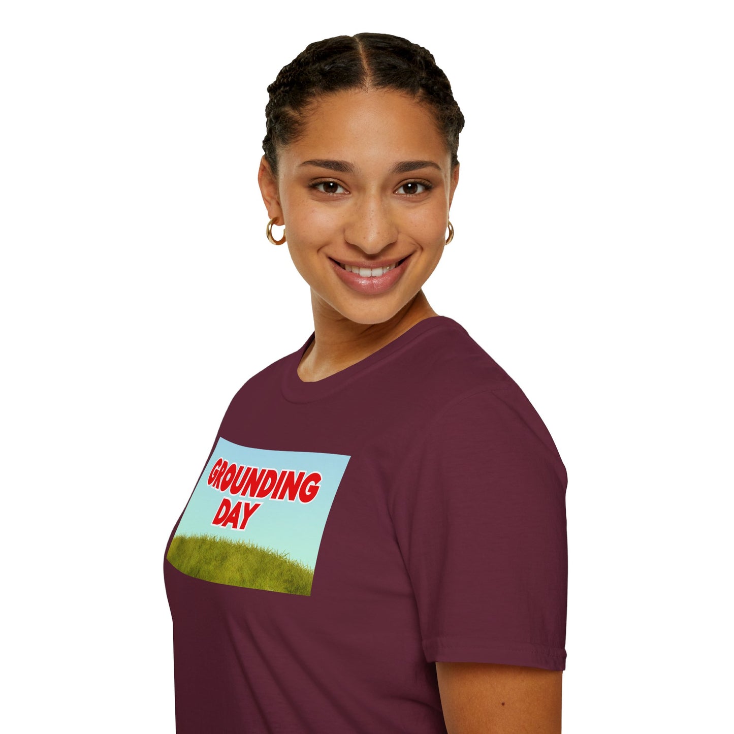 GROUNDING DAY Unisex Softstyle 100% Cotton T-Shirt