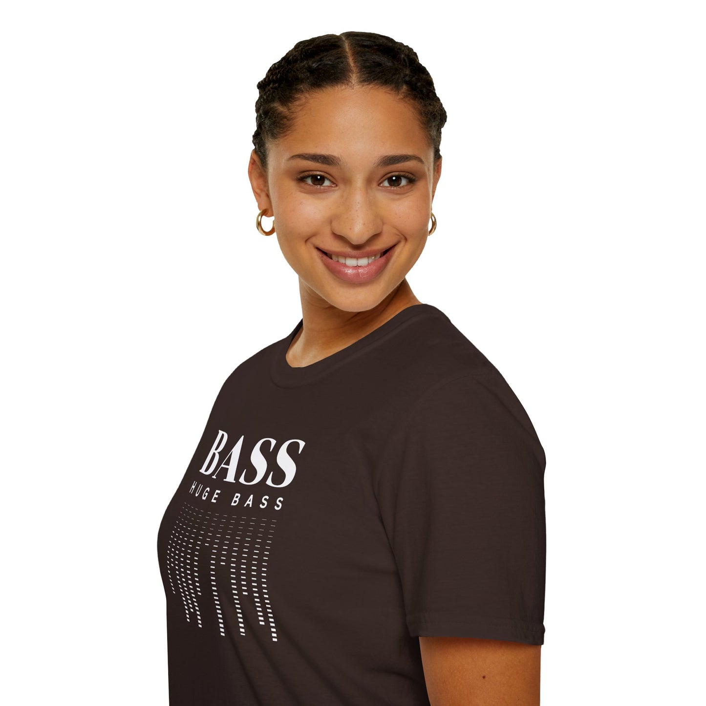 BASS HUGE BASS Unisex Softstyle 100% Cotton T-Shirt