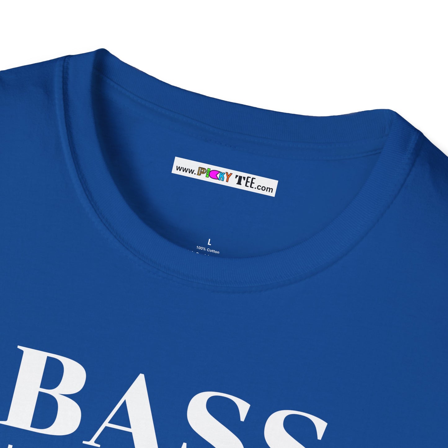 BASS HUGE BASS Unisex Softstyle 100% Cotton T-Shirt