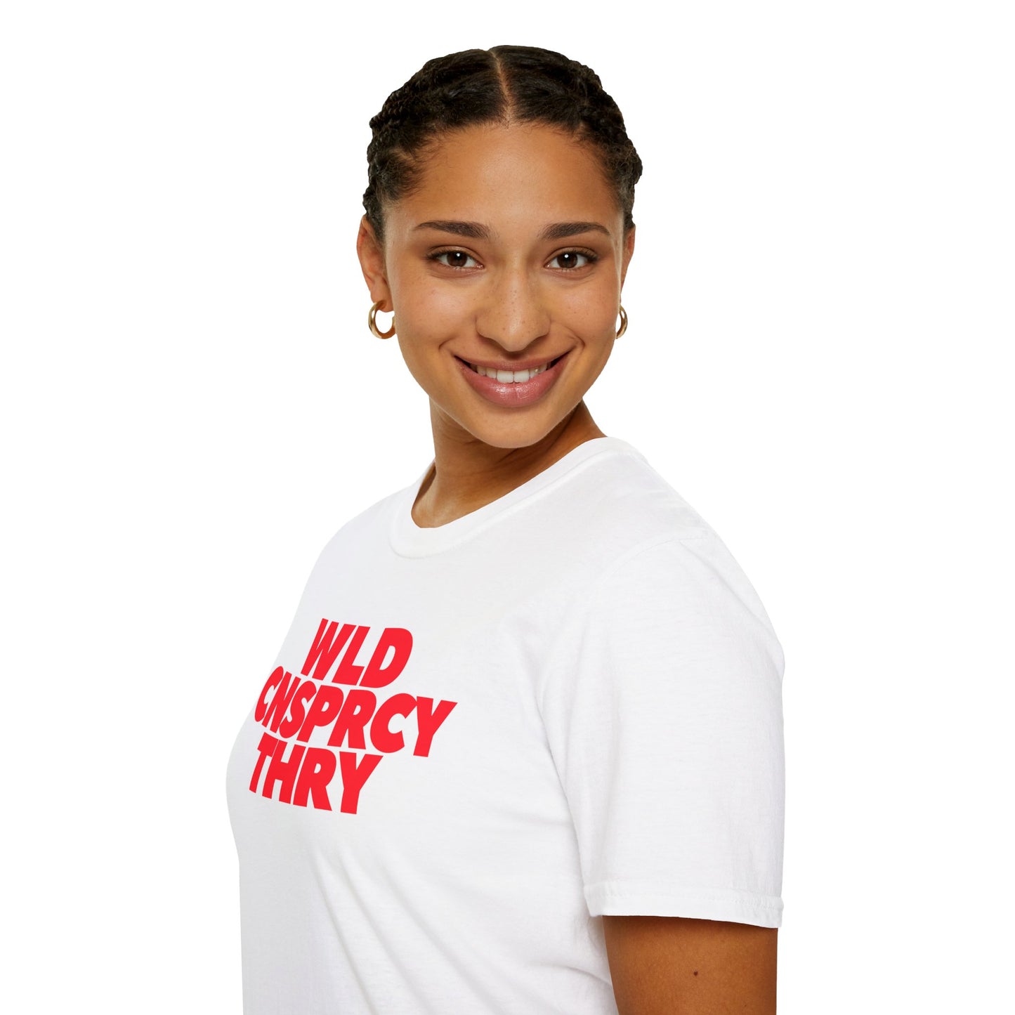 WLD CNSPRCY THRY Unisex Softstyle 100% Cotton T-Shirt