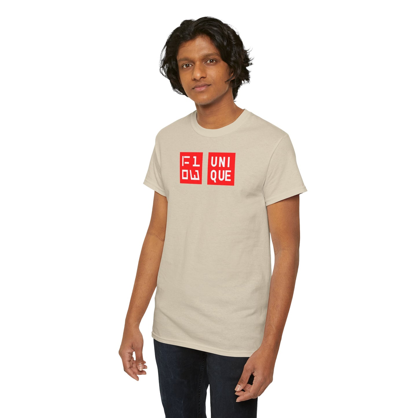 FLOW UNIQUE Unisex Heavy Cotton Tee