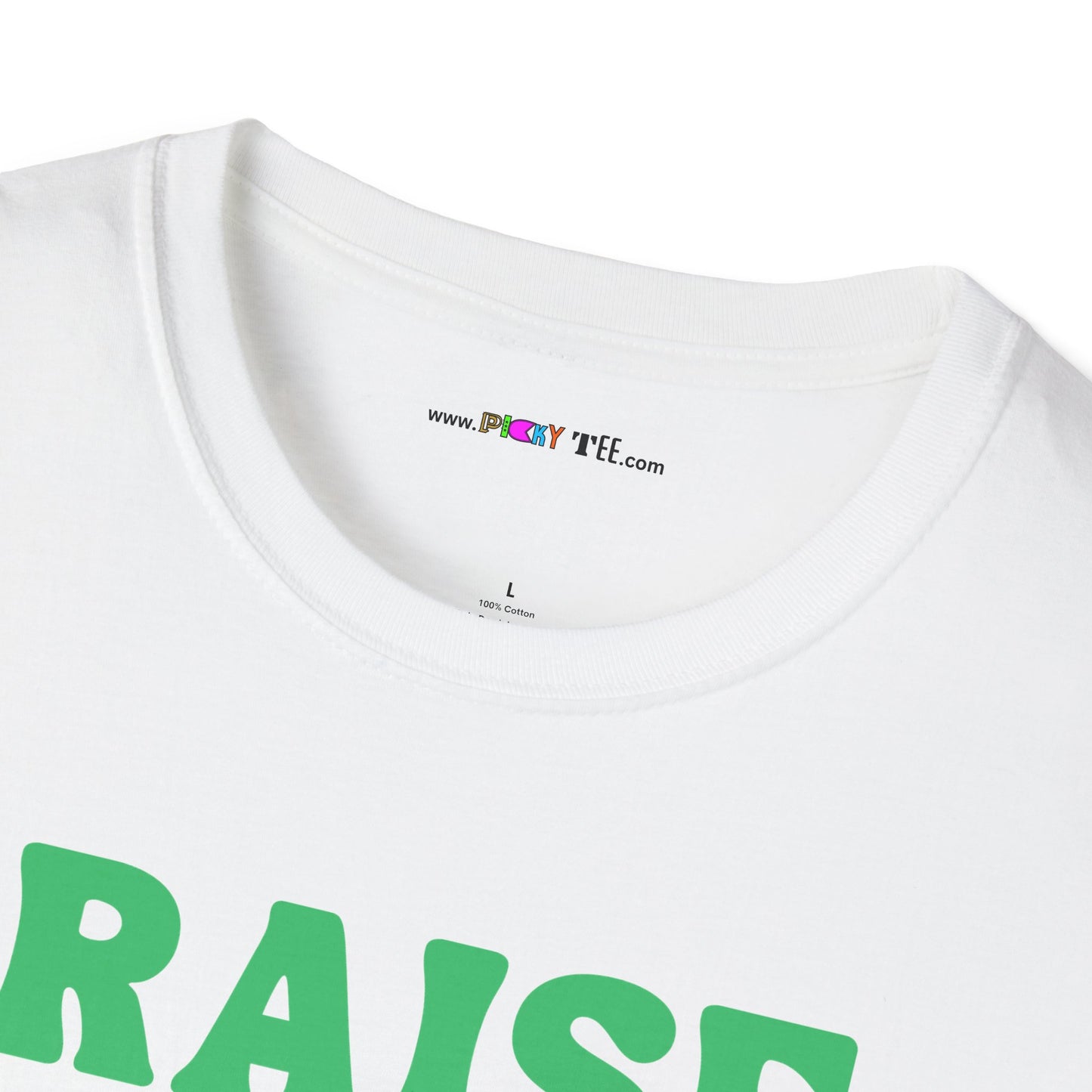 pRAISE DA tROOF Unisex Softstyle 100% Cotton T-Shirt
