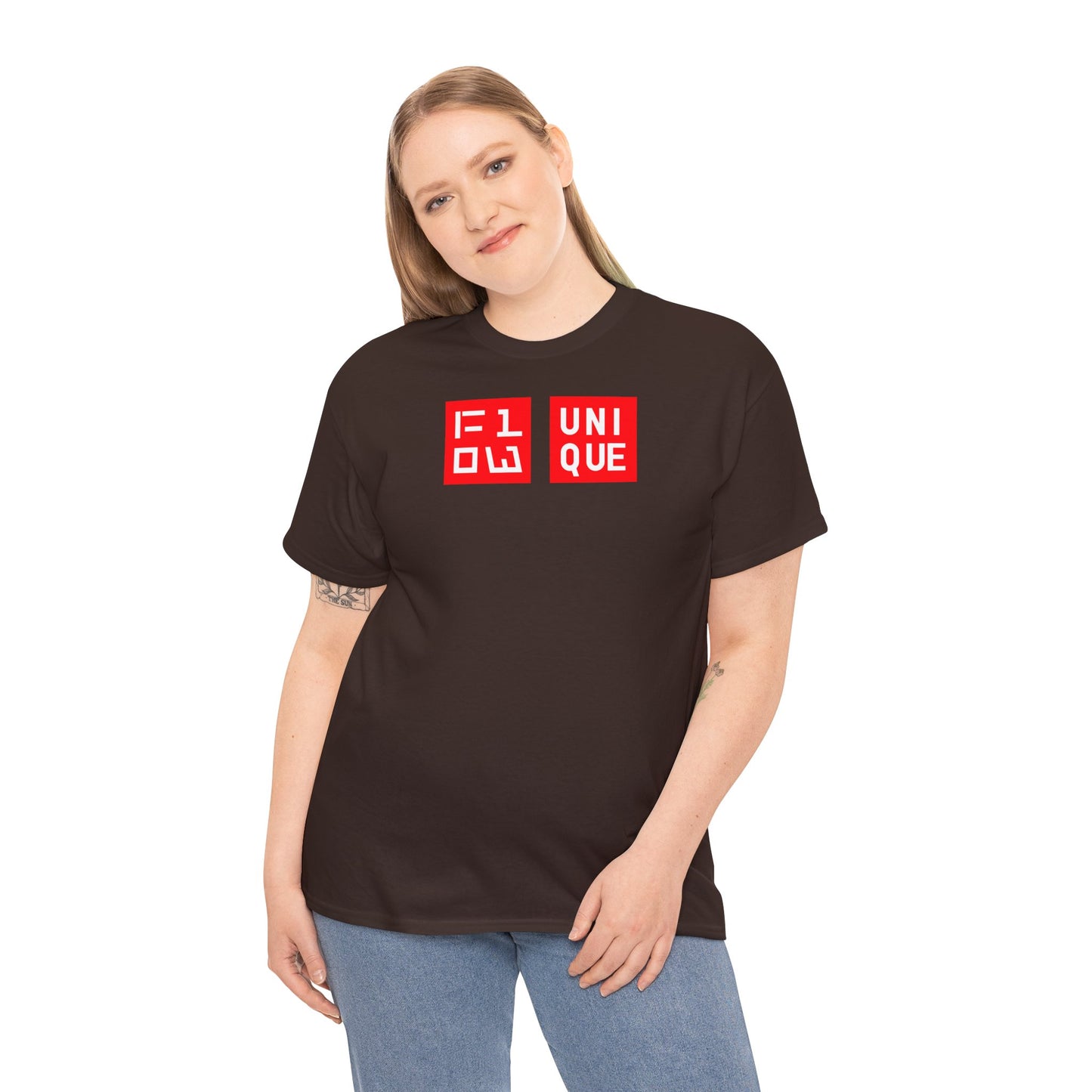 FLOW UNIQUE Unisex Heavy Cotton Tee