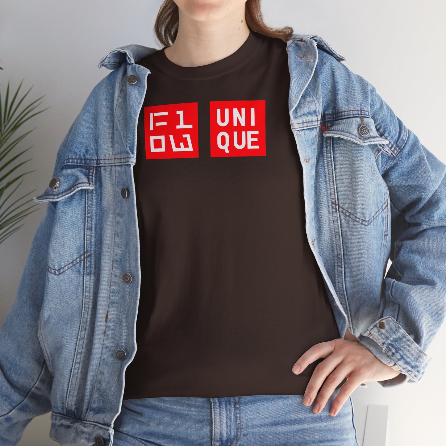 FLOW UNIQUE Unisex Heavy Cotton Tee
