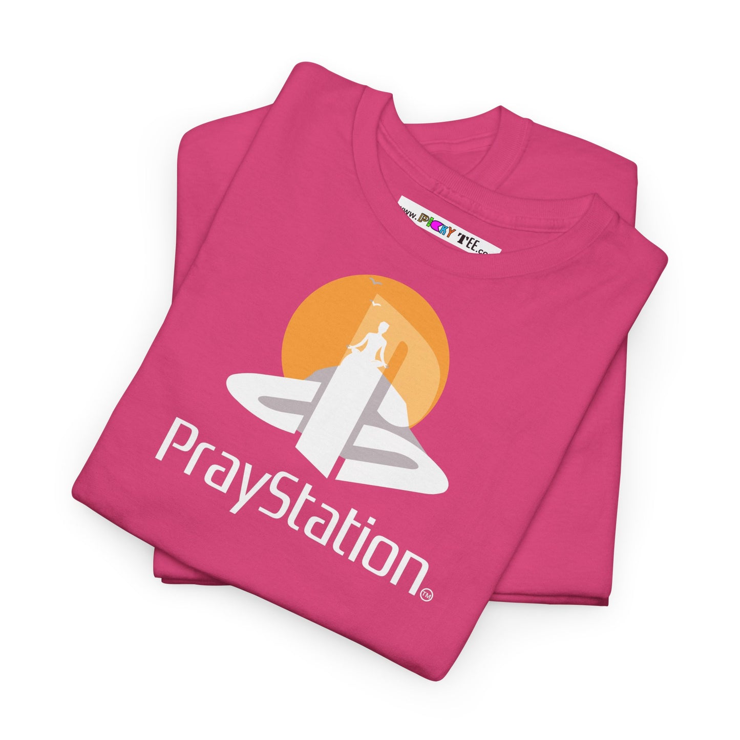 PrayStation Unisex Heavy Cotton Tee