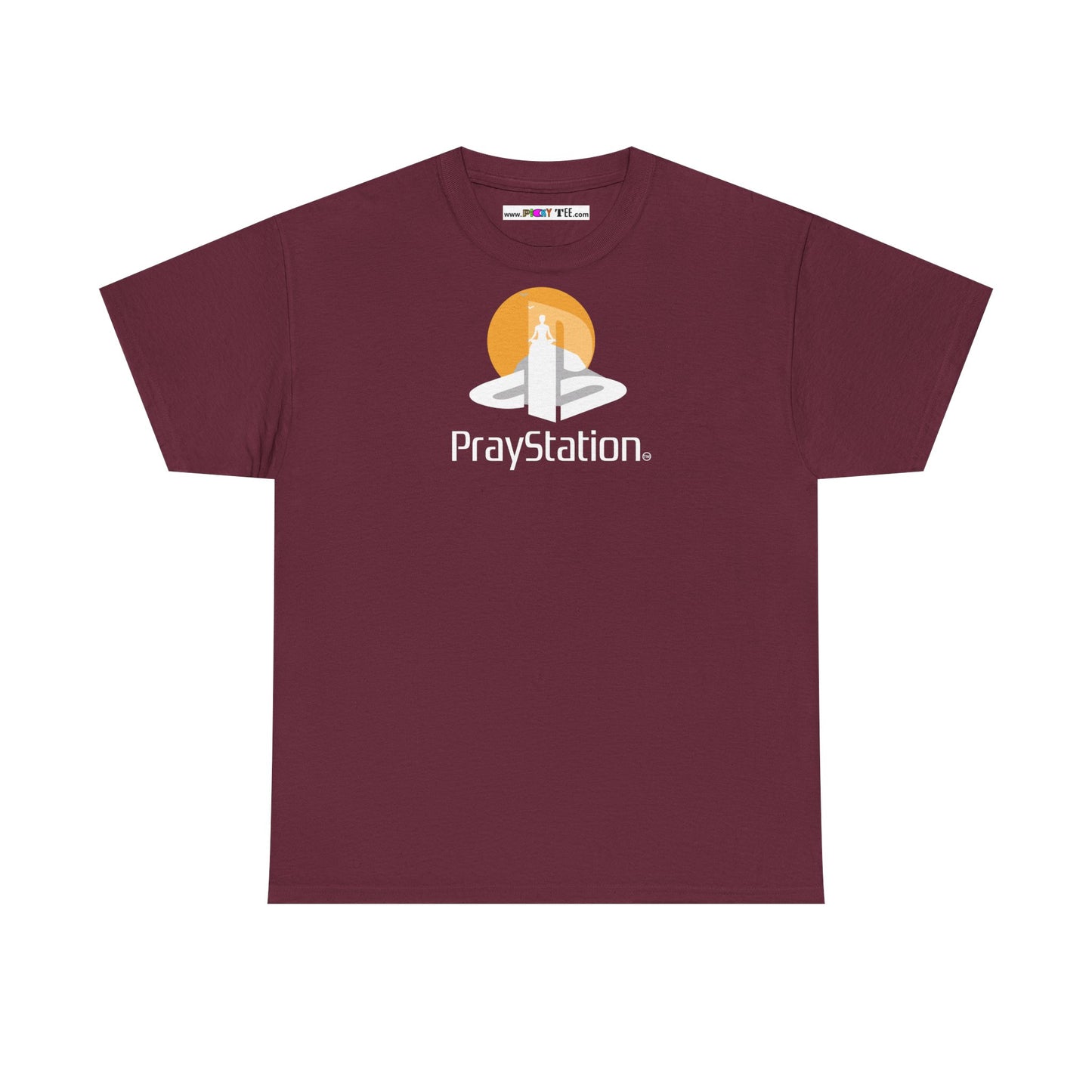 PrayStation Unisex Heavy Cotton Tee