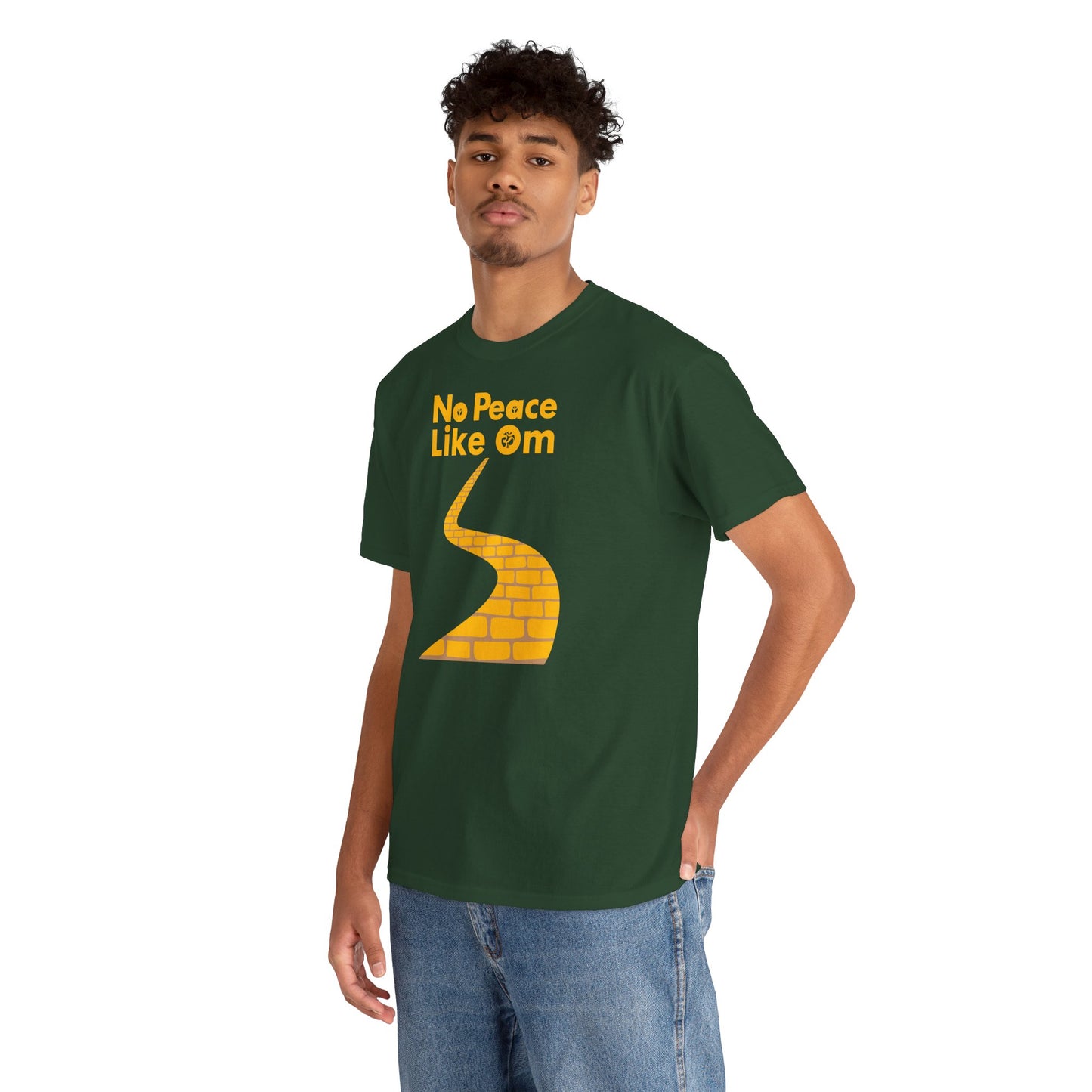 No Peace Like Om Unisex Heavy Cotton Tee