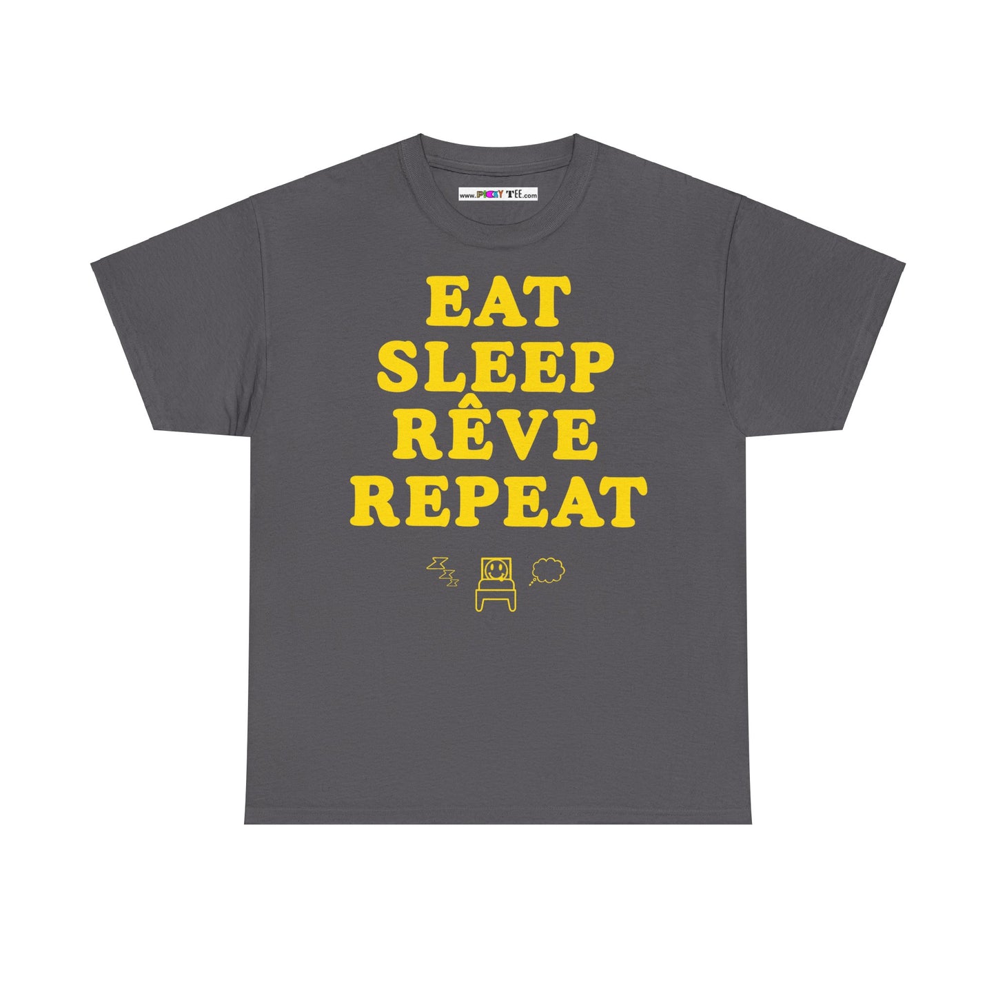 EAT SLEEP RÊVE REPEAT Unisex Heavy Cotton Tee