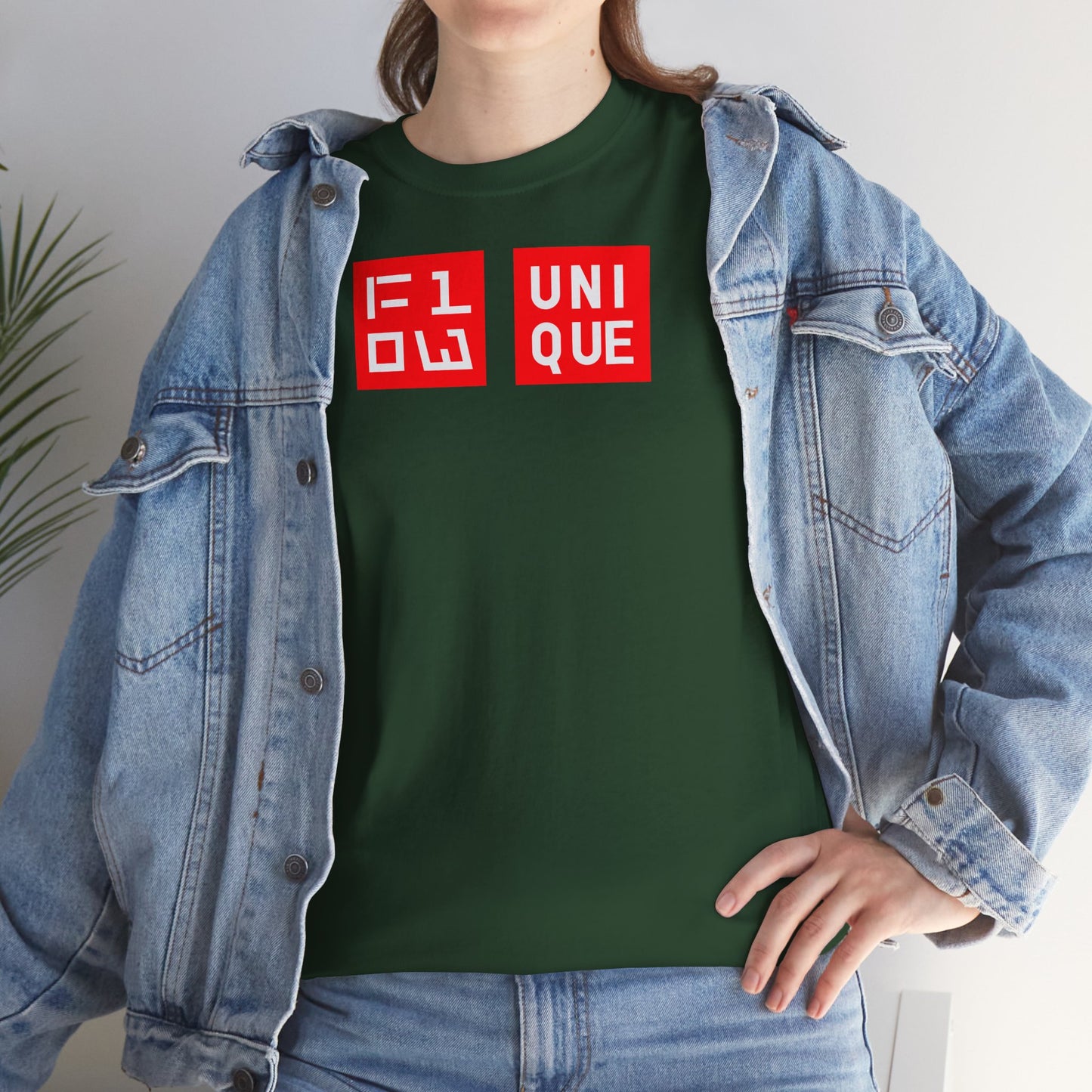 FLOW UNIQUE Unisex Heavy Cotton Tee
