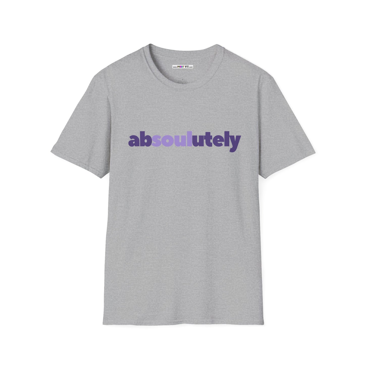 abSOULutely Unisex Softstyle 100% Cotton T-Shirt