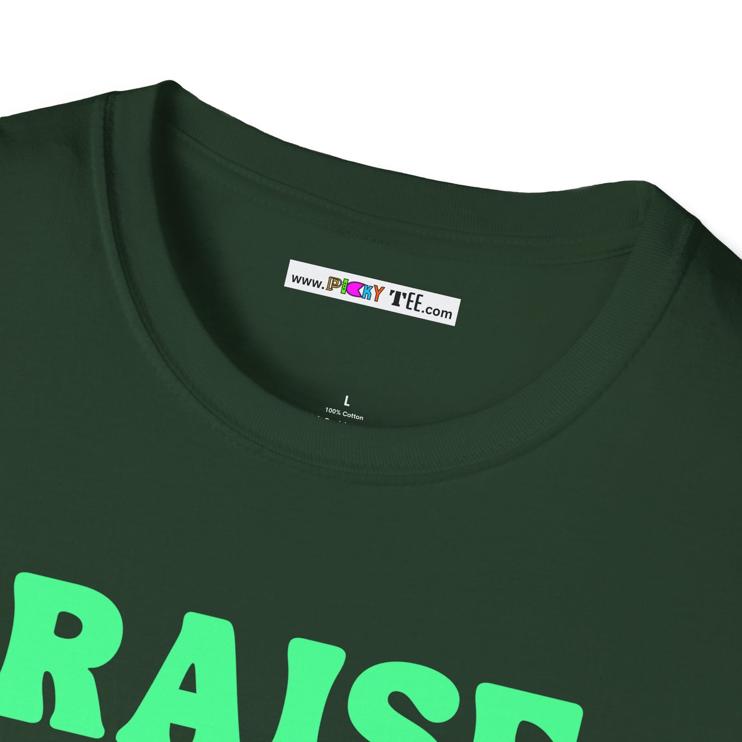 pRAISE DA tROOF Unisex Softstyle 100% Cotton T-Shirt