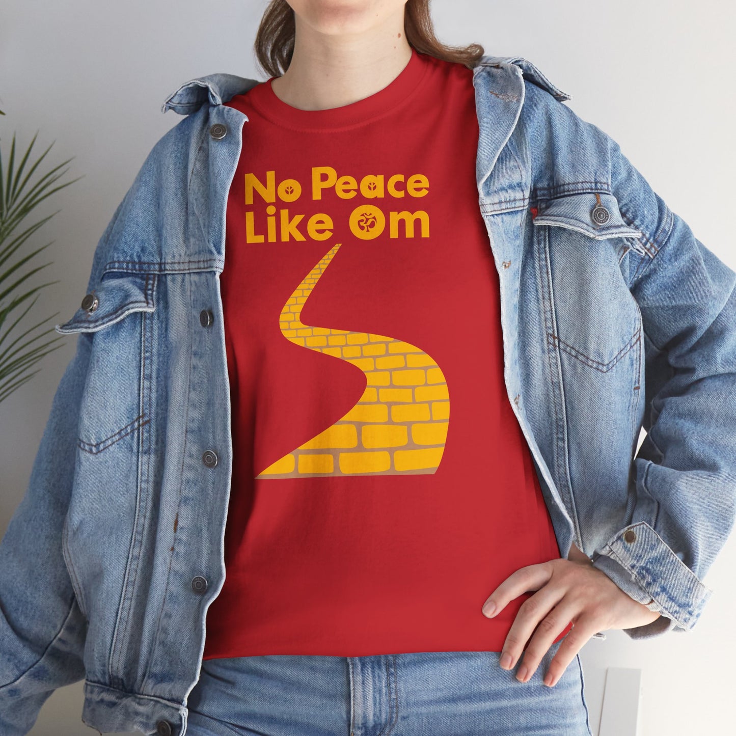 No Peace Like Om Unisex Heavy Cotton Tee