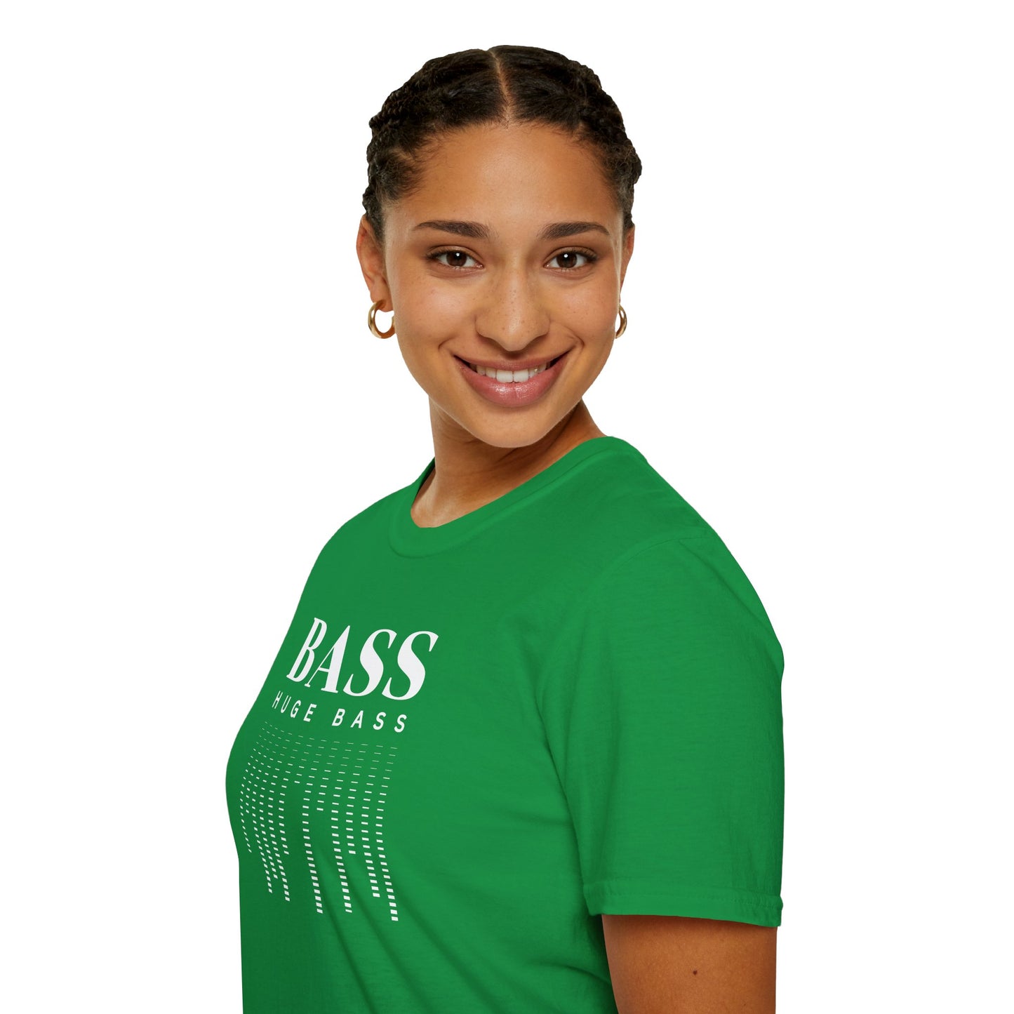 BASS HUGE BASS Unisex Softstyle 100% Cotton T-Shirt