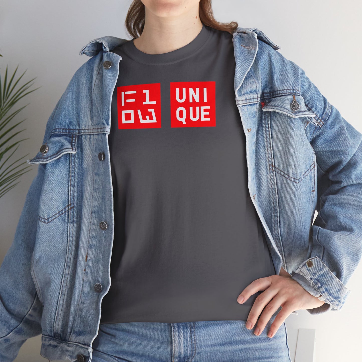 FLOW UNIQUE Unisex Heavy Cotton Tee