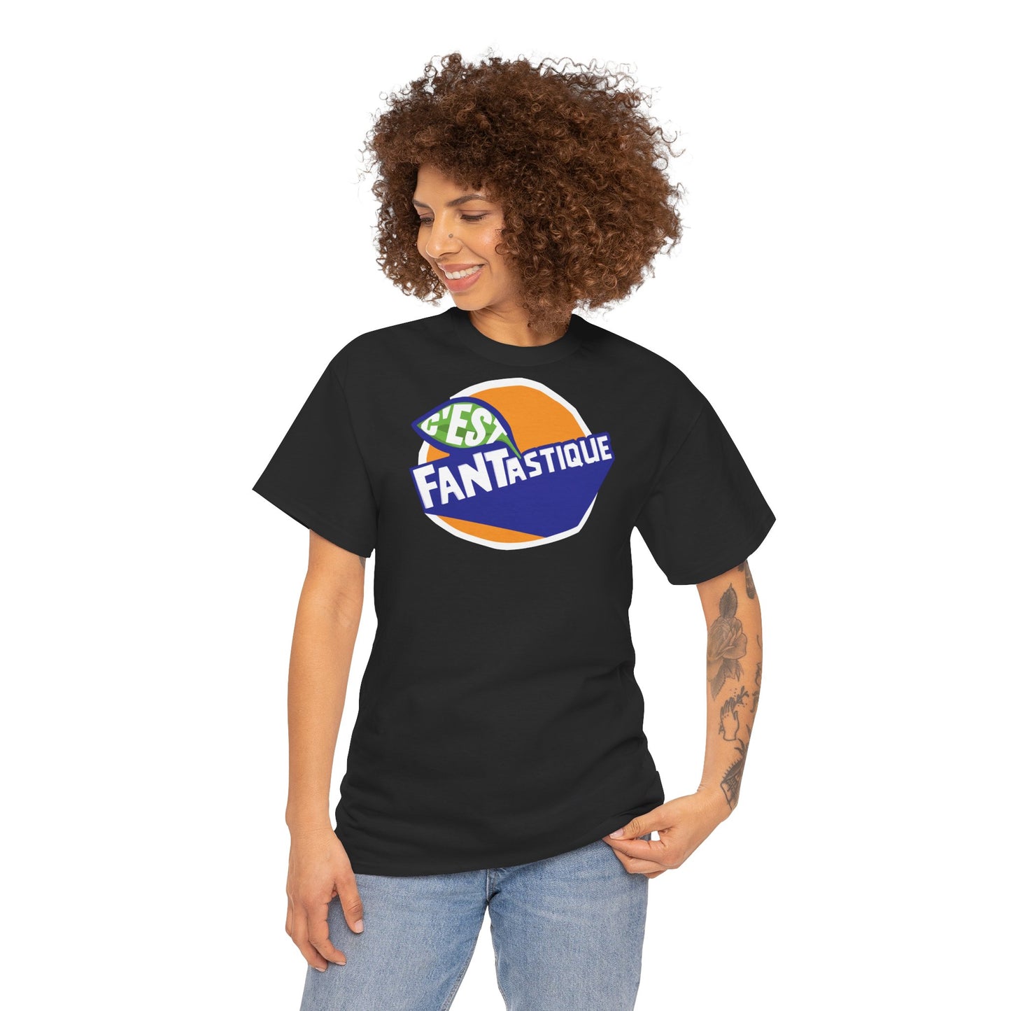 C'EST FANTASTIQUE Unisex Heavy Cotton Tee