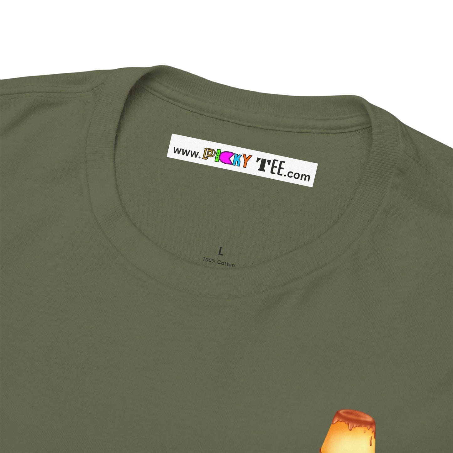 I LOVE IT WHEN A - FLAN COMES TOGETHER Unisex Heavy Cotton Tee