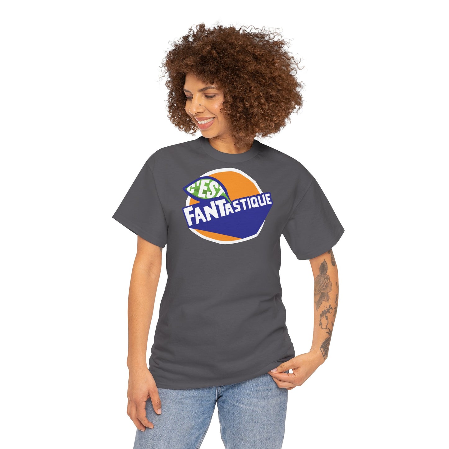 C'EST FANTASTIQUE Unisex Heavy Cotton Tee