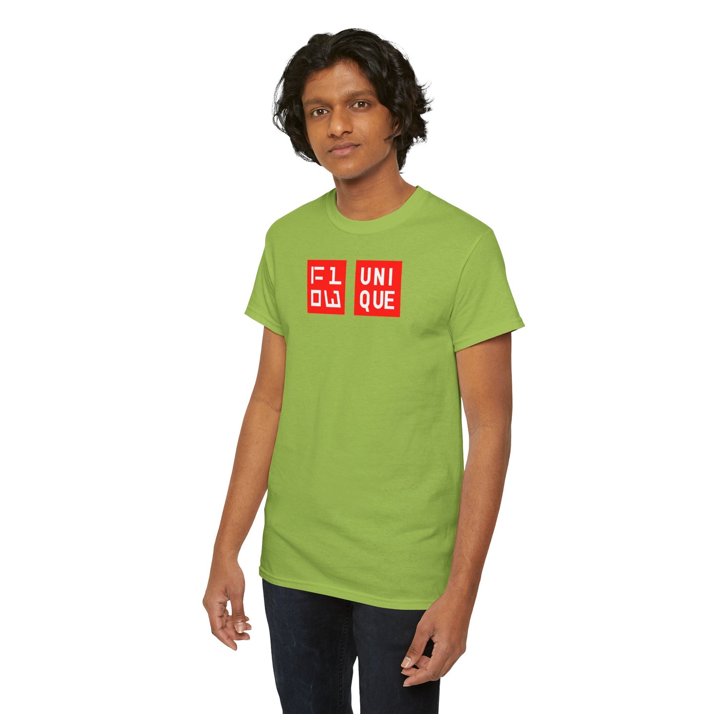 FLOW UNIQUE Unisex Heavy Cotton Tee