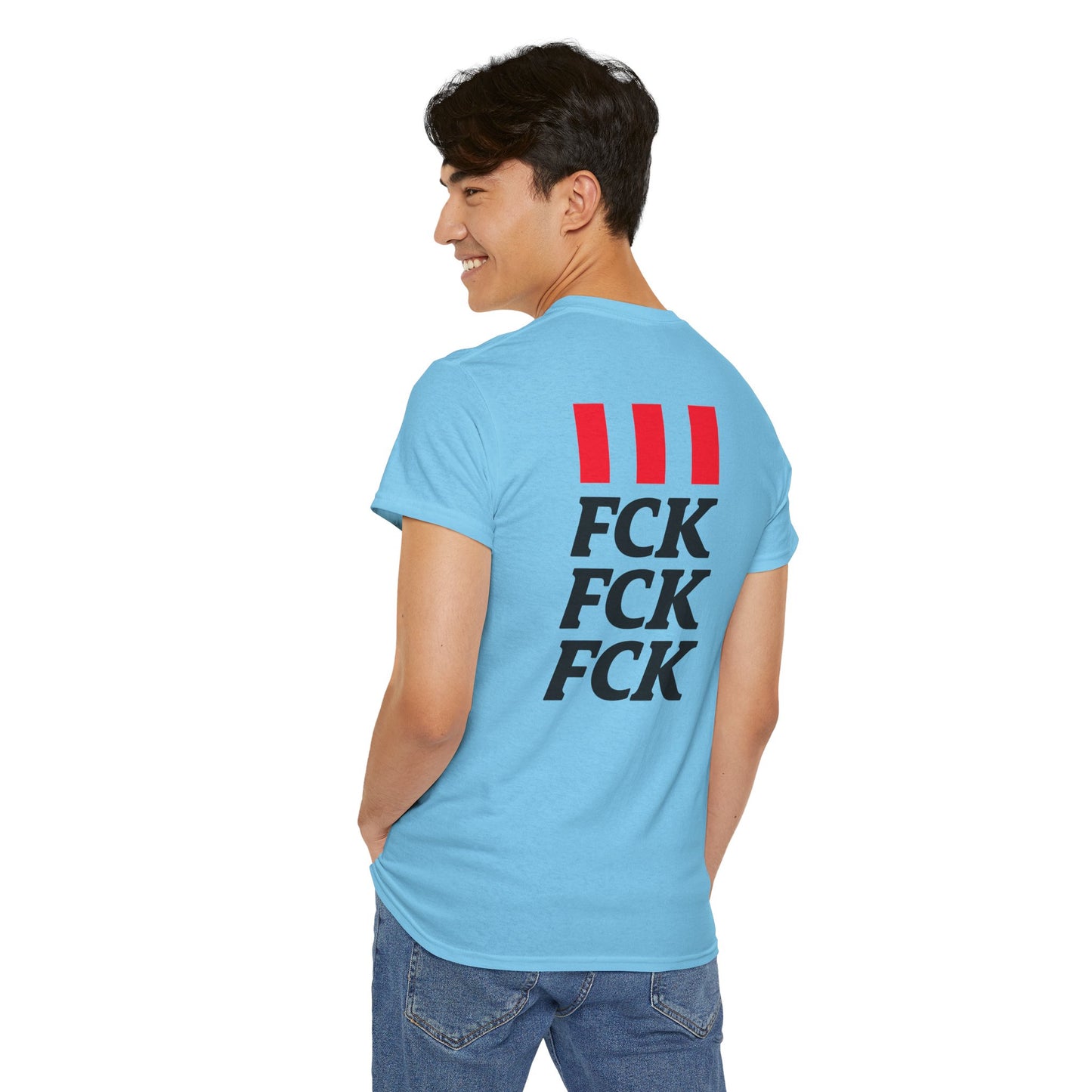 FCK FCK FCK Unisex Heavy Cotton Tee