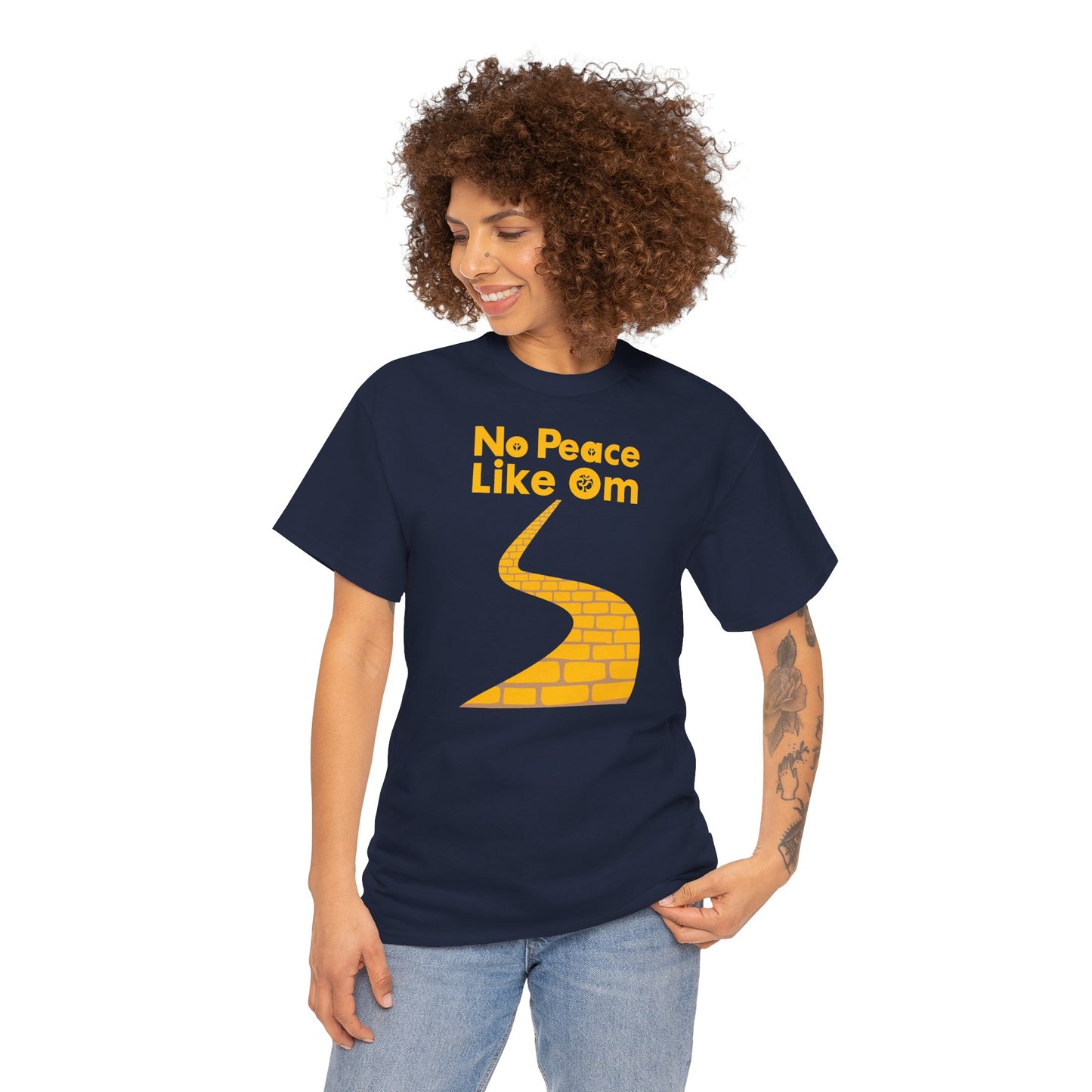 No Peace Like Om Unisex Heavy Cotton Tee
