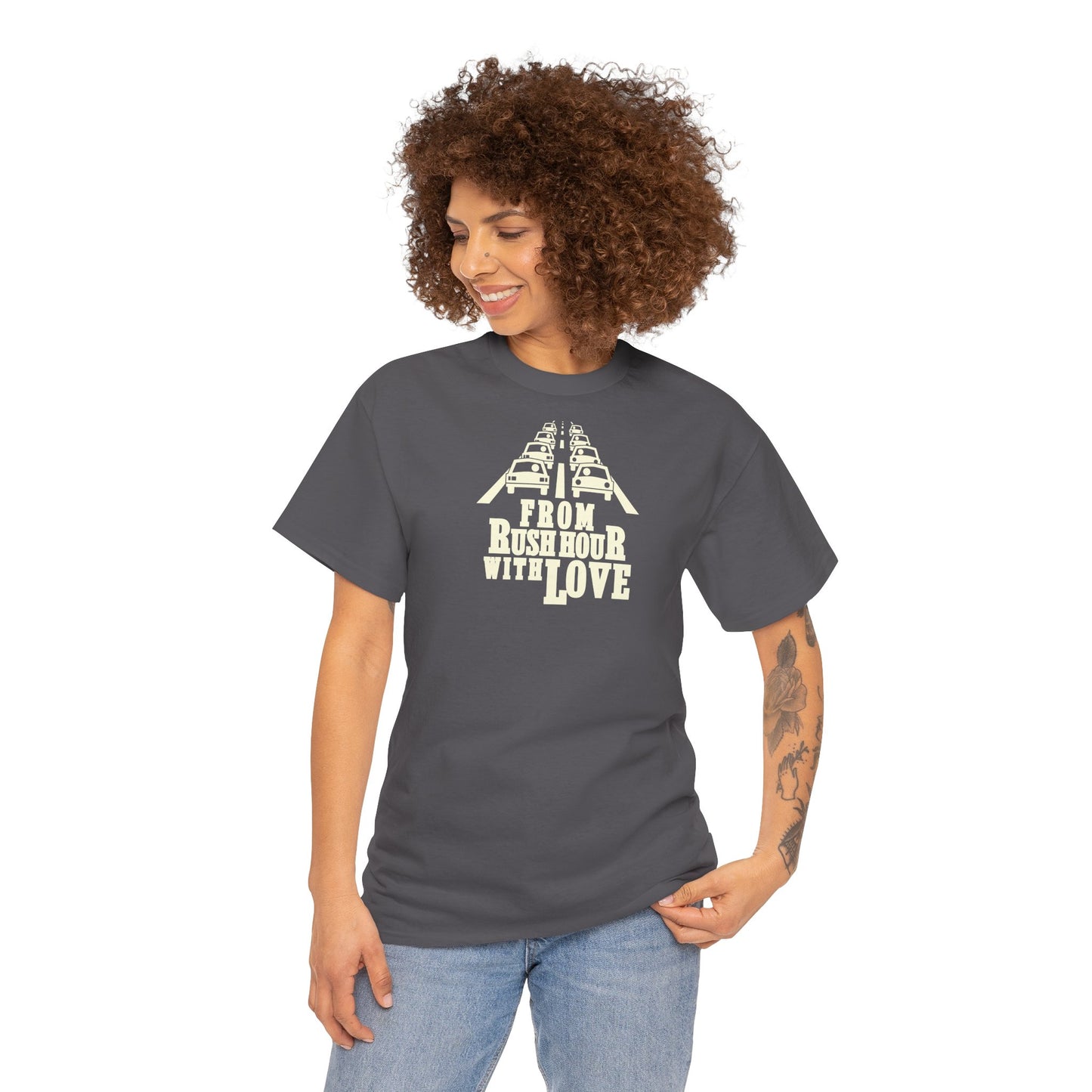 FROM RUSH HOUR WITH LOVE Unisex Heavy Cotton Tee