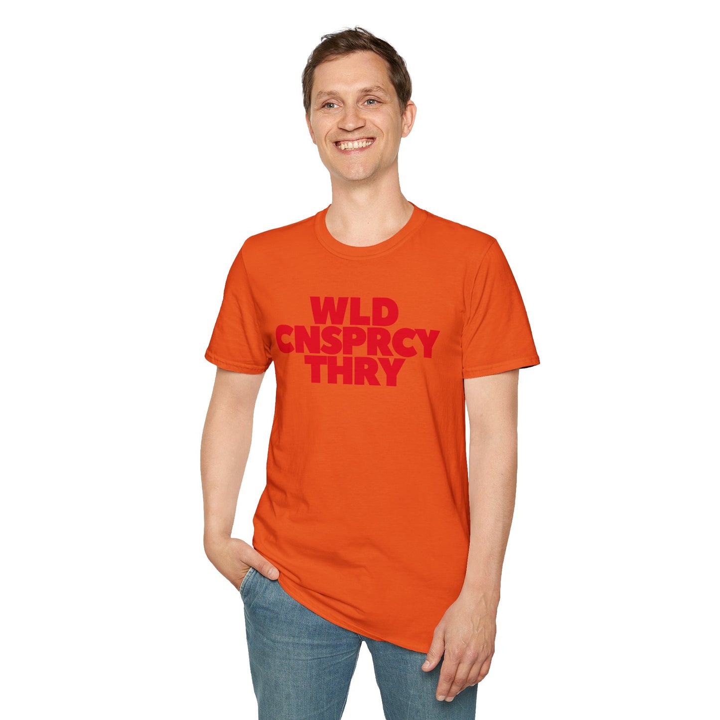 WLD CNSPRCY THRY Unisex Softstyle 100% Cotton T-Shirt