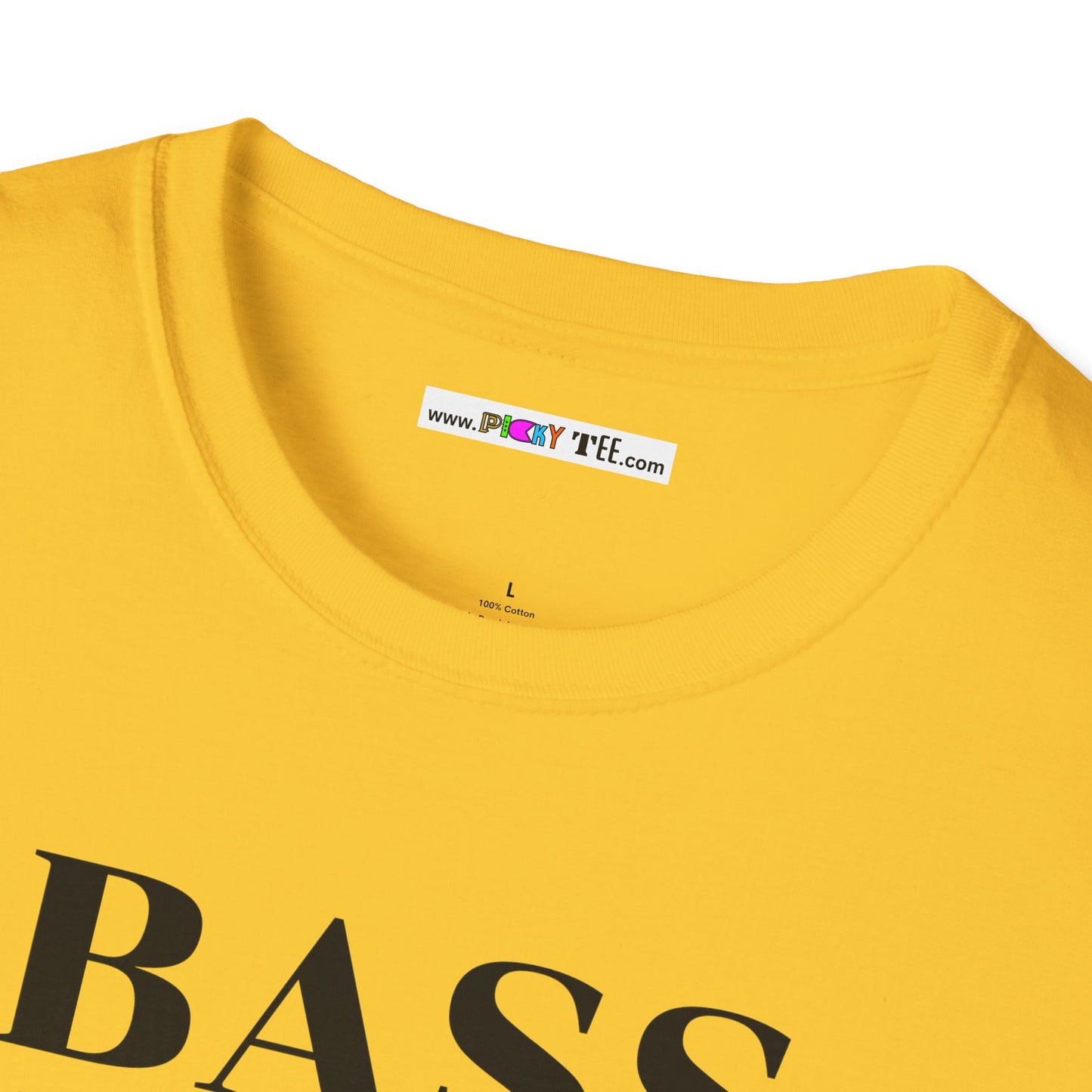 BASS HUGE BASS Unisex Softstyle 100% Cotton T-Shirt