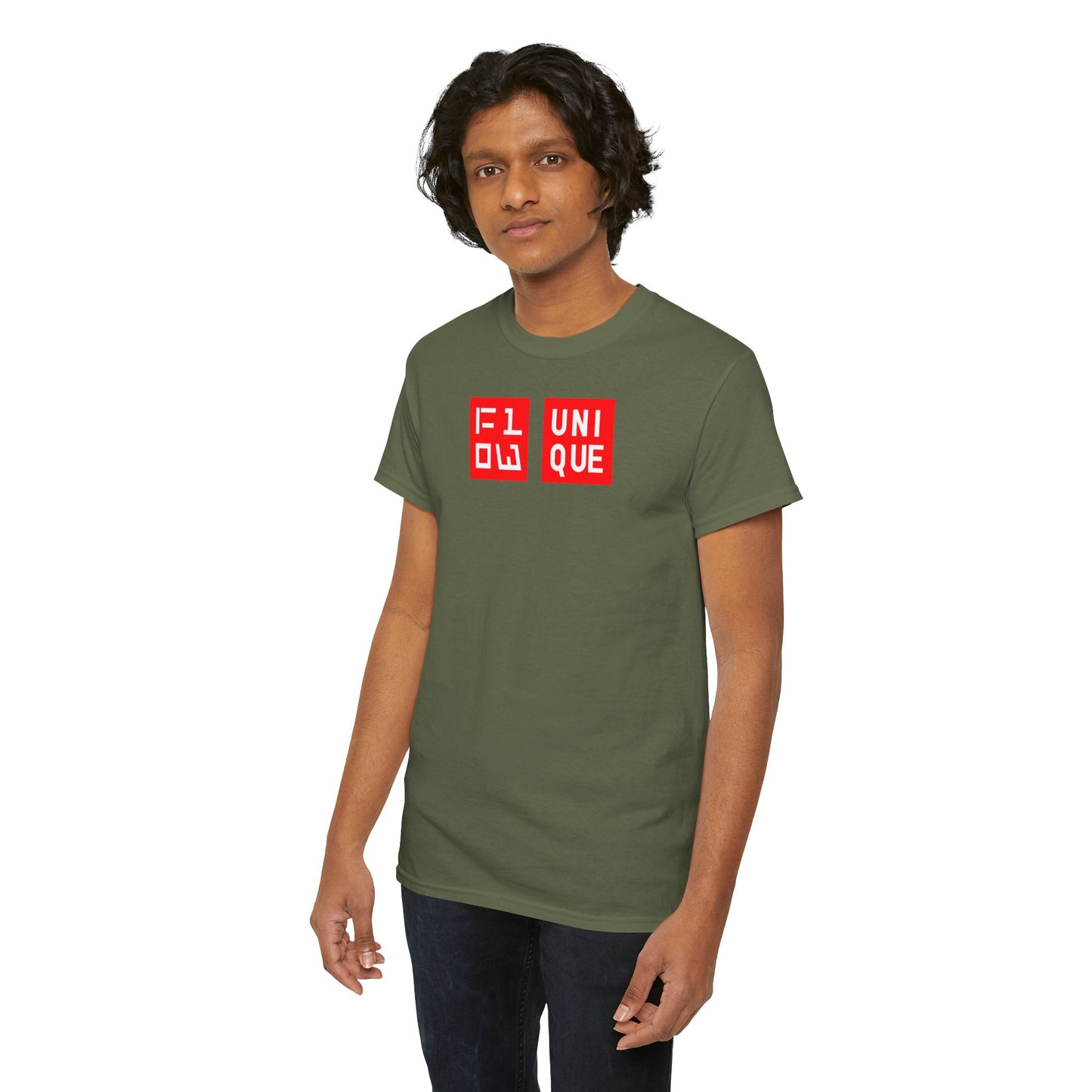 FLOW UNIQUE Unisex Heavy Cotton Tee