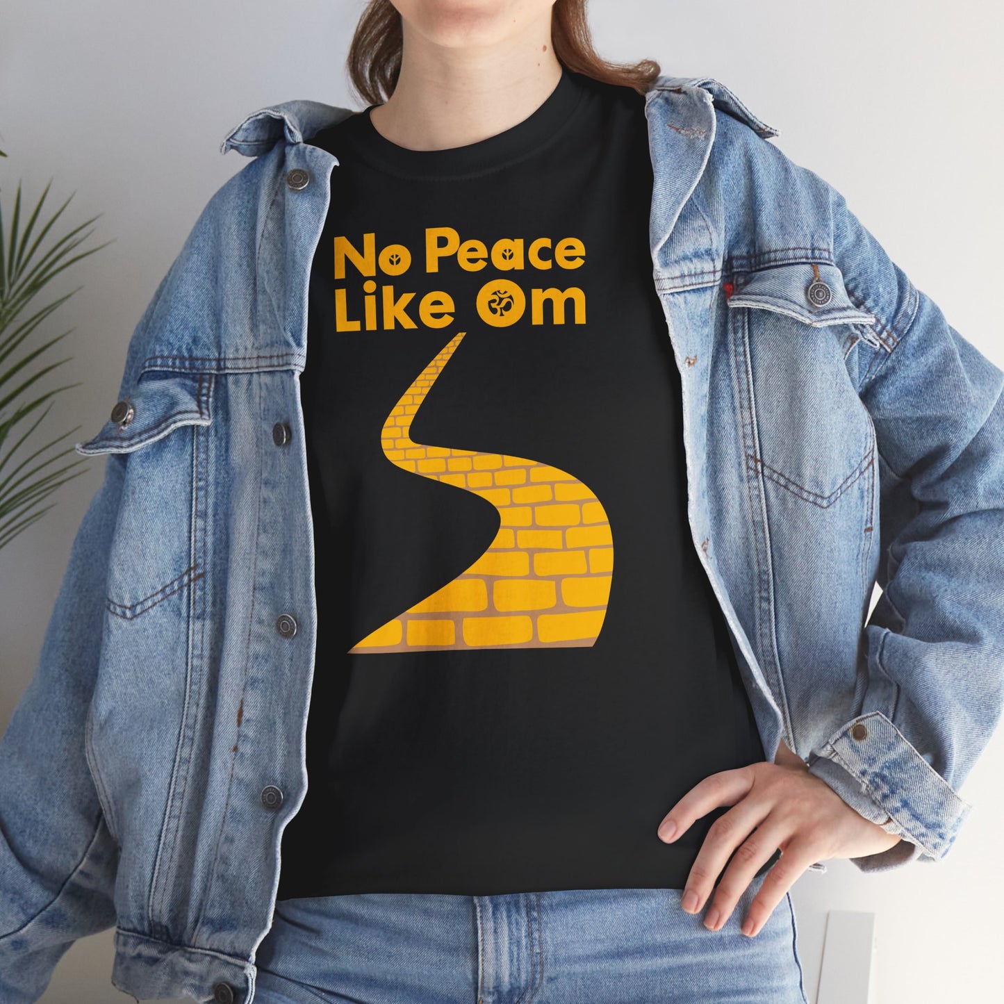 No Peace Like Om Unisex Heavy Cotton Tee