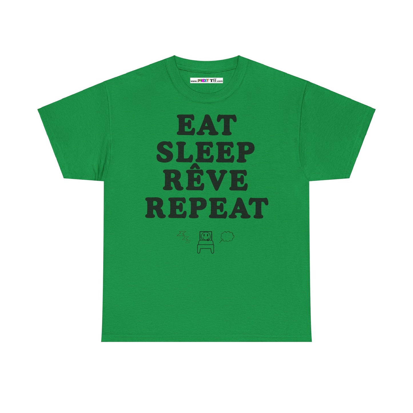 EAT SLEEP RÊVE REPEAT Unisex Heavy Cotton Tee