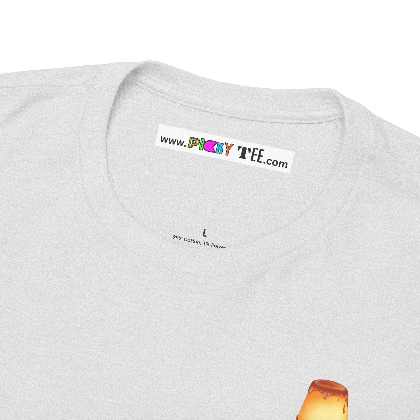 I LOVE IT WHEN A - FLAN COMES TOGETHER Unisex Heavy Cotton Tee
