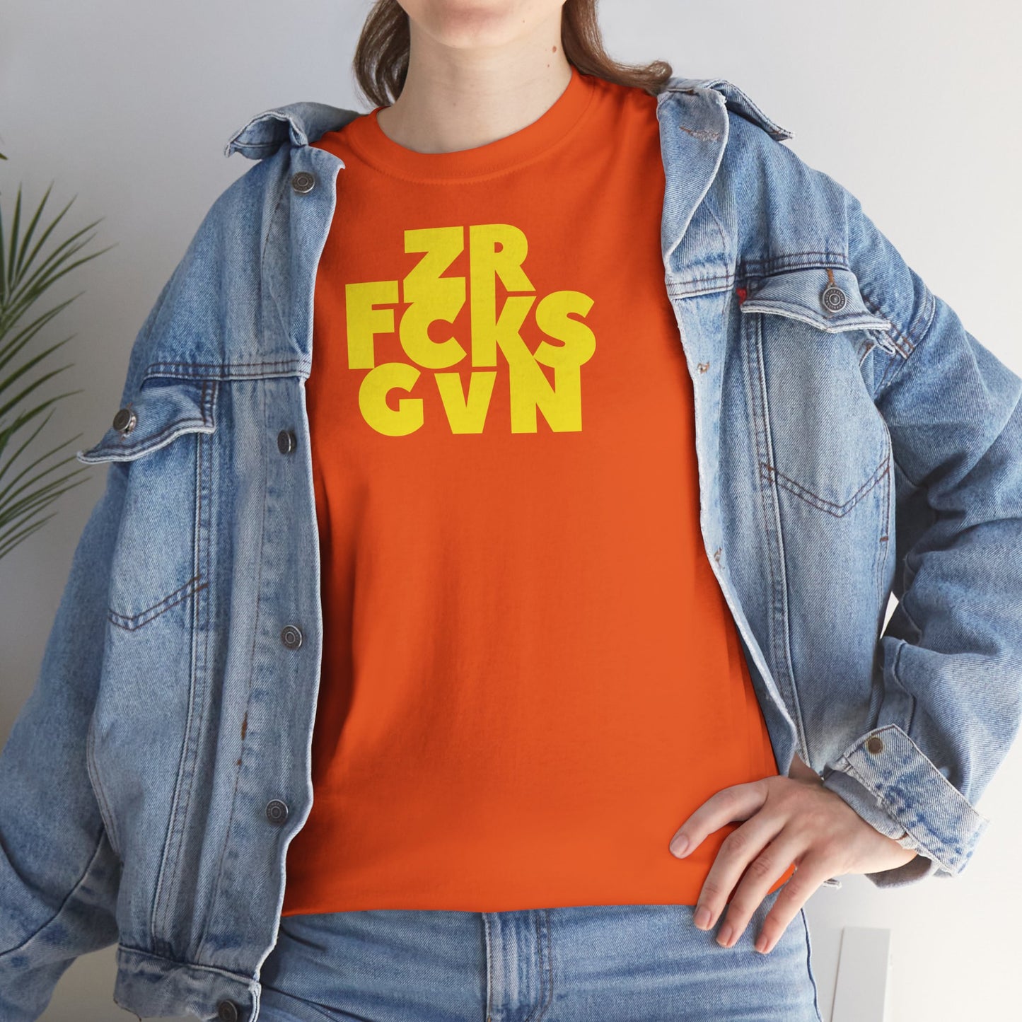 ZR FCKS GVN Unisex Heavy Cotton Tee