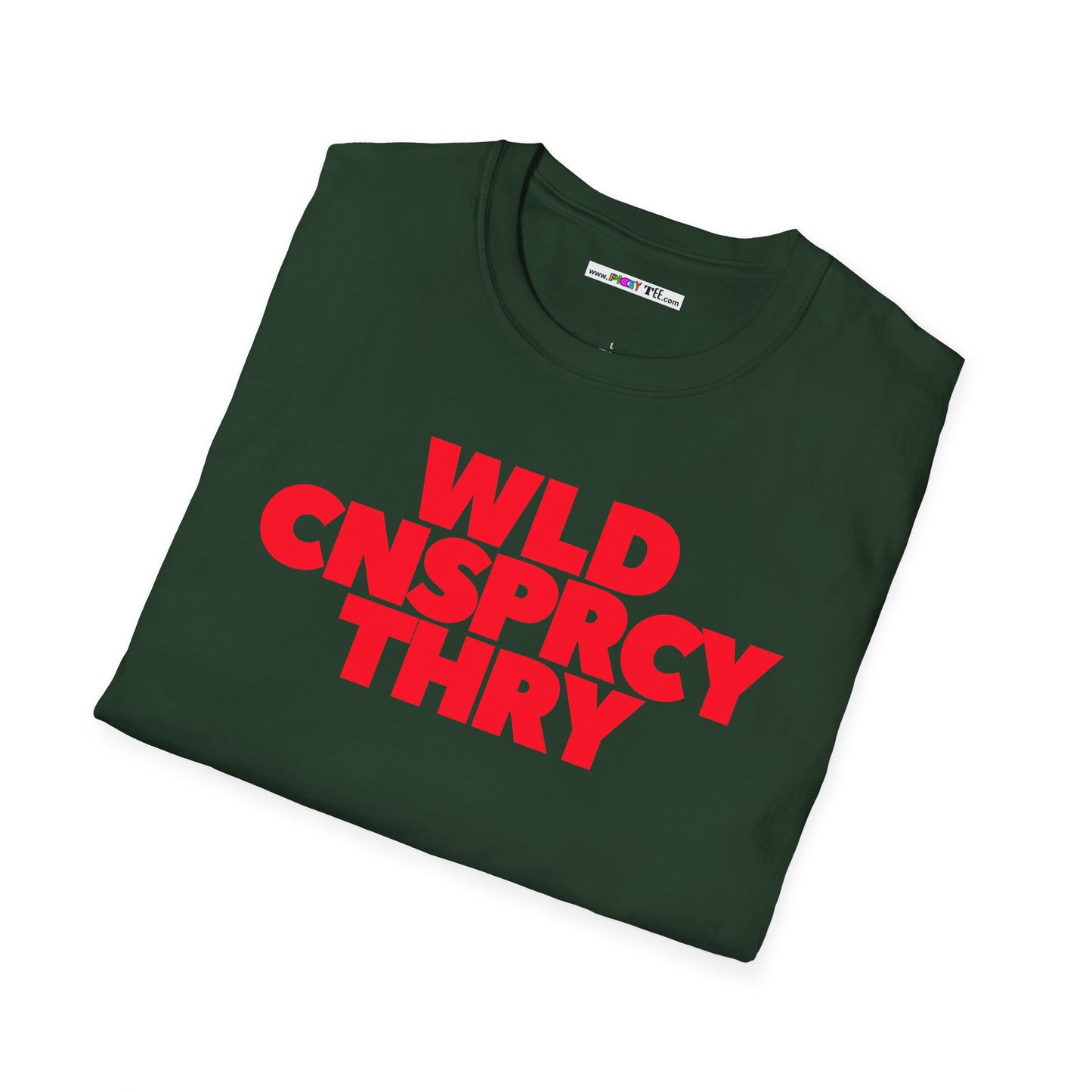 WLD CNSPRCY THRY Unisex Softstyle 100% Cotton T-Shirt