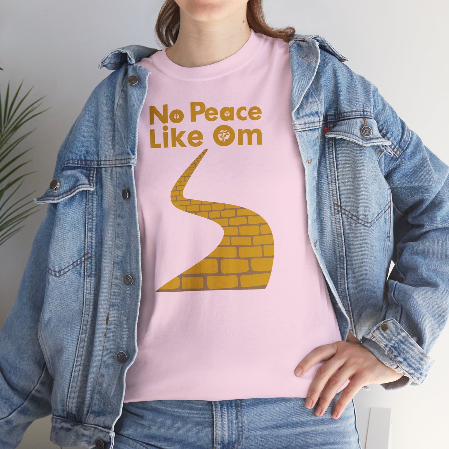 No Peace Like Om Unisex Heavy Cotton Tee