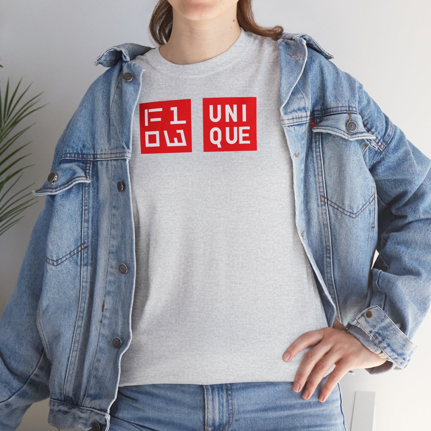 FLOW UNIQUE Unisex Heavy Cotton Tee