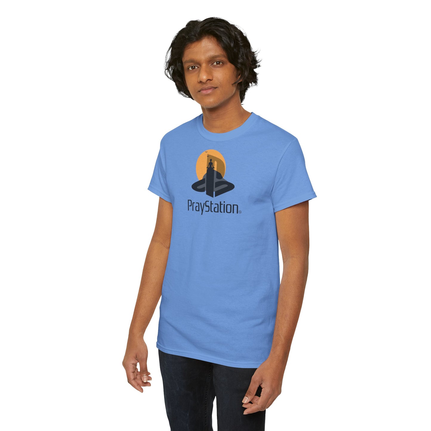 PrayStation Unisex Heavy Cotton Tee