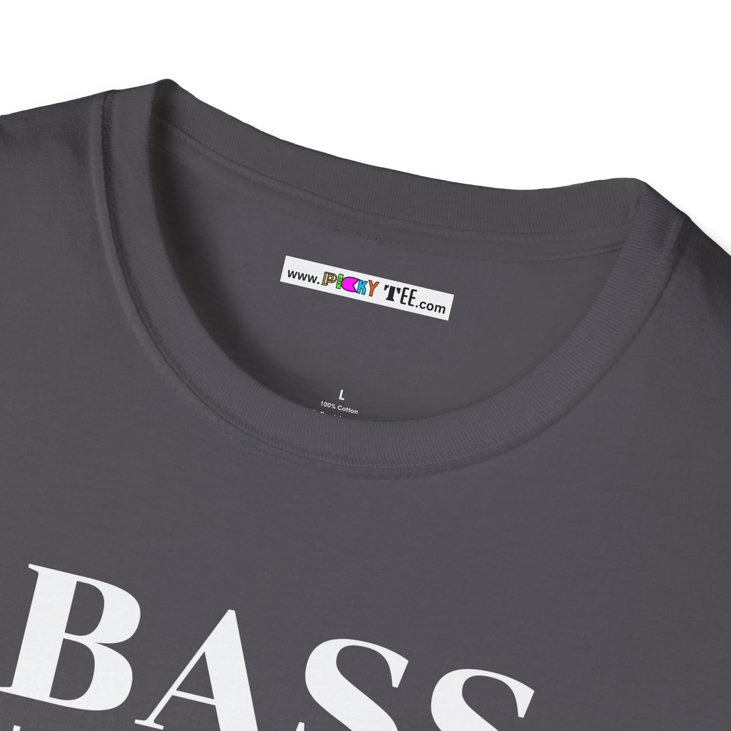 BASS HUGE BASS Unisex Softstyle 100% Cotton T-Shirt
