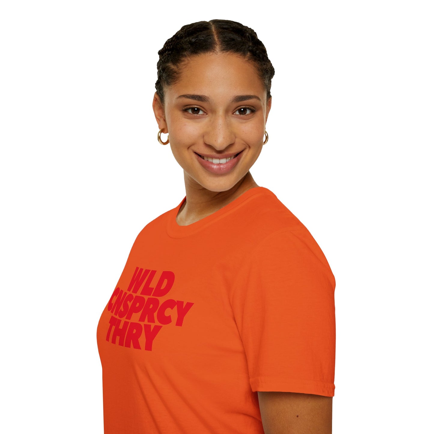 WLD CNSPRCY THRY Unisex Softstyle 100% Cotton T-Shirt