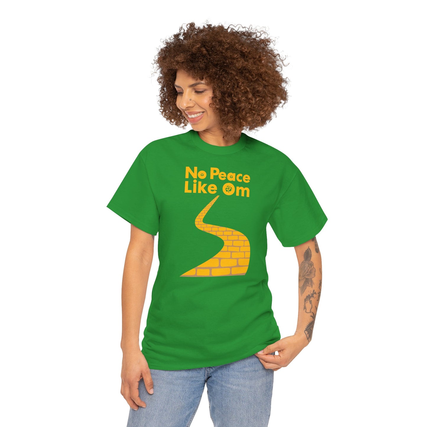 No Peace Like Om Unisex Heavy Cotton Tee