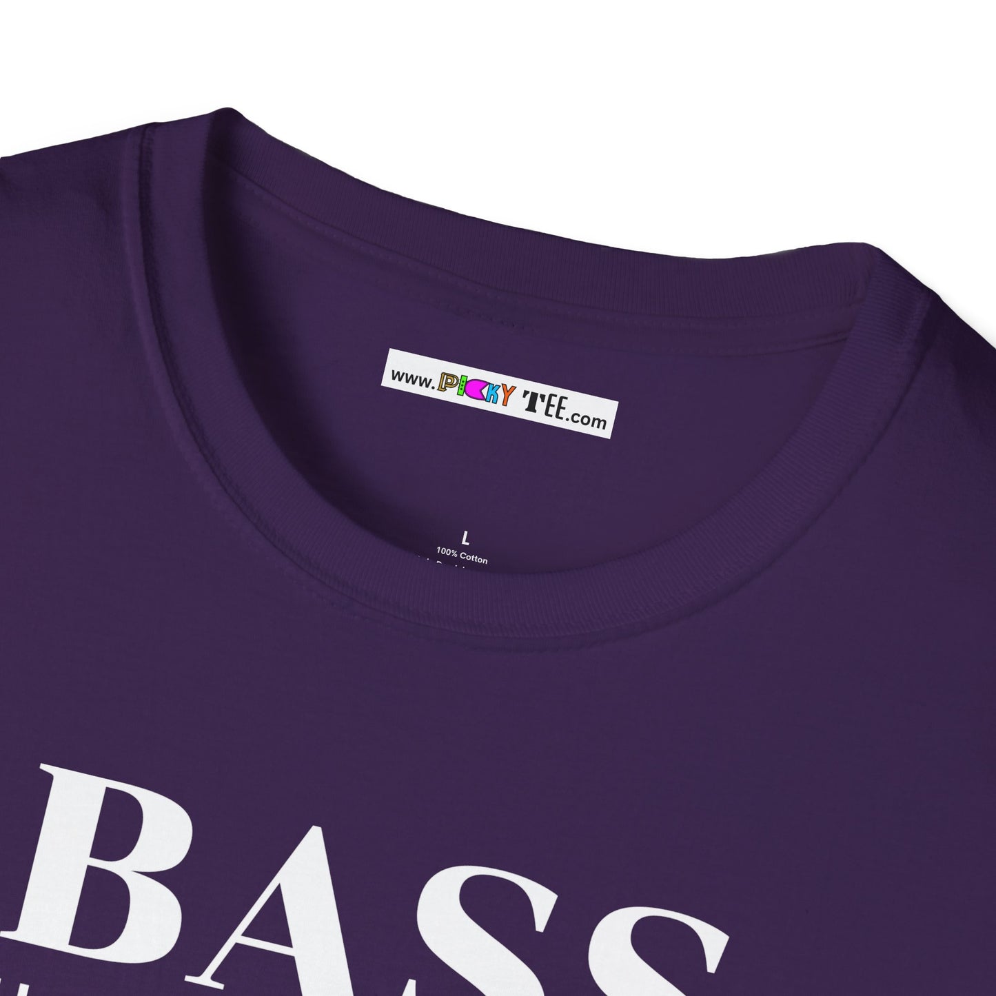 BASS HUGE BASS Unisex Softstyle 100% Cotton T-Shirt