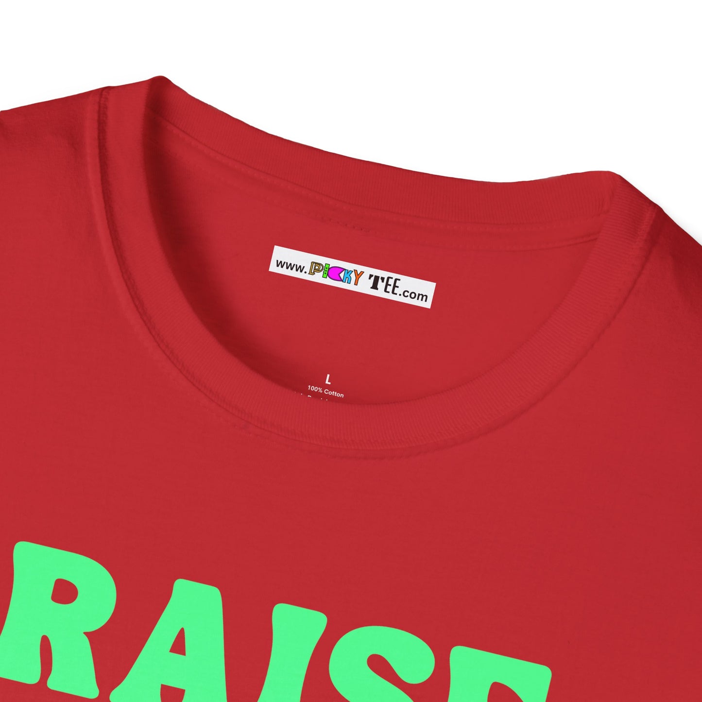 pRAISE DA tROOF Unisex Softstyle 100% Cotton T-Shirt