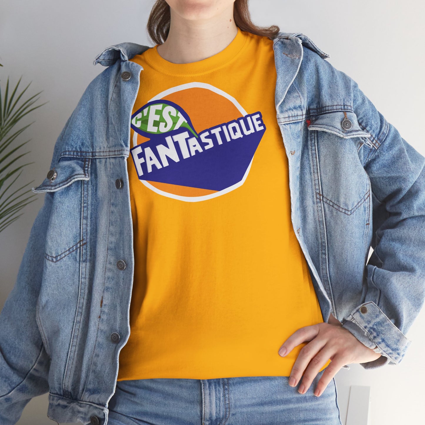 C'EST FANTASTIQUE Unisex Heavy Cotton Tee