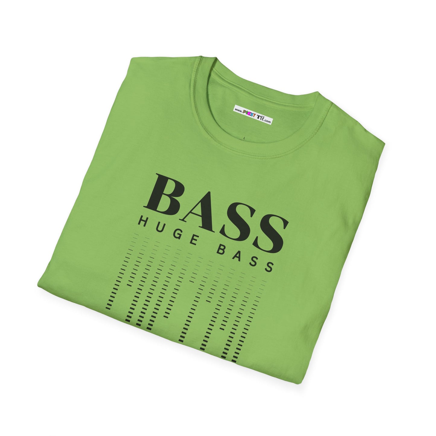 BASS HUGE BASS Unisex Softstyle 100% Cotton T-Shirt