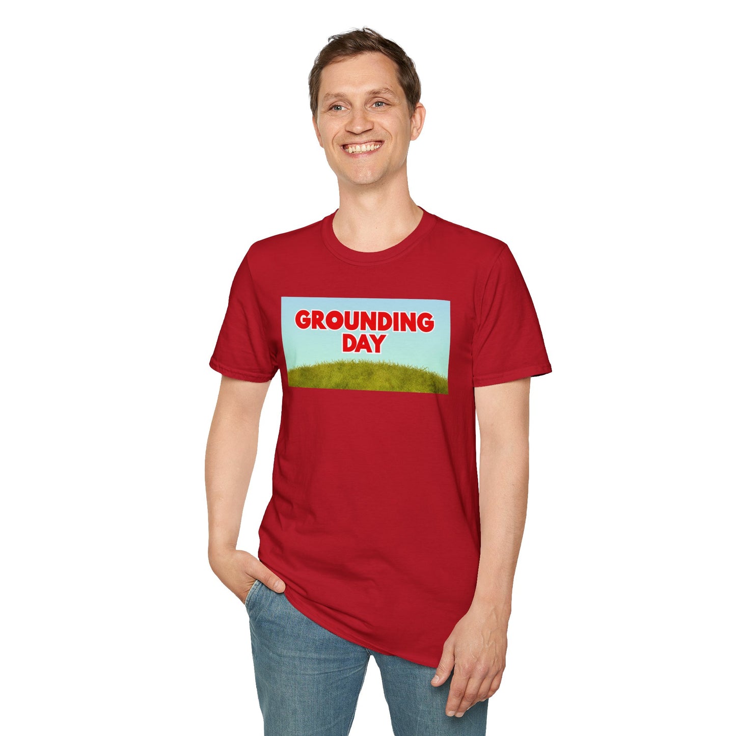 GROUNDING DAY Unisex Softstyle 100% Cotton T-Shirt